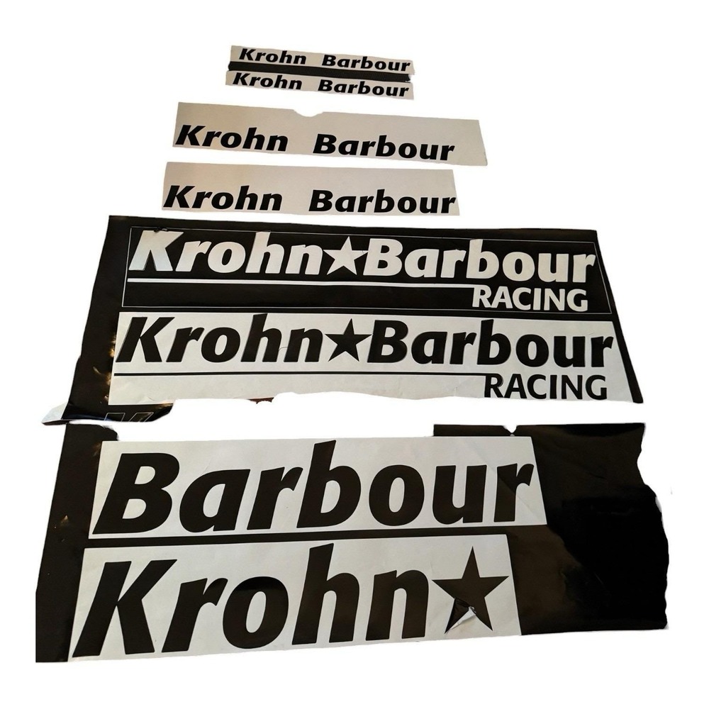 Vintage Lamborghini Murcielago R-GT Krohn Barbour Auto Racing Decals ALMS 2004